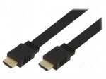 Cable | HDMI plug,both sides | PVC | HDMI 2.0 | 5m | black | Core: CCS