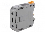 Splice terminal: rail | UKH | 192A | 1kV | for DIN rail mounting | grey
