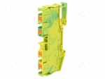 Splice terminal: rail | PT | for DIN rail mounting | push-in | ways: 1