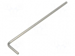 Wrench: hex key | spherical | HEX 2mm | Overall len: 85mm | long