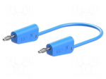 Test lead | 60VDC | 30VAC | 32A | banana plug 4mm,both sides | Len: 1m