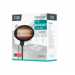 Outdoor and indoor infrared heater | Protection class: IPX4 | 2000W