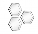 Alexa spogulis set 3-pack melns