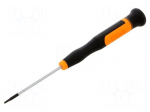 Screwdriver: precision | hex key | HEX 1.5mm | Blade length: 60mm