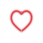 Forever Light FLNEO7 HEART Neon LED Sighboard