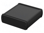 Enclosure: with panel | ALUBOS 1000 | X: 106mm | Y: 100mm | Z: 32mm | IP65