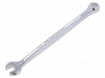 Wrench: combination spanner | double-sided | 6mm | L: 115mm | satin