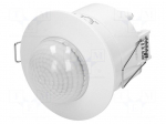 Motion sensor | ceiling | 230VAC | IP20 | 12m | Range: 10s&divide;15min | 360&deg;
