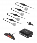 Auto- ja mootorrattatooted, elektroonika, navigatsioon, CB raadio // Parkimisandurite s&uuml;steemid | Keskluku s&uuml;steem | Autoalarmid // Samochodowe czujniki parkowania z wyświetlaczem (tył) Peiying ? srebrne