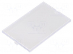 Front panel | transparent | 1597