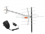 Uued tooted // 3685# Antena tv kierunkowa dvb-t mux123 aktywna/h uhf poziom + vhf poziom zestaw aktywna