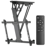 TV ja kodukino // Kinnitused ja alused // Uchwyt do TV elektryczny sufitowy, do pochyłych ścian 32"-70" 35kg max pilot  Maclean MC-880 max VESA 600x411