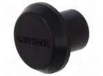 Stopper | IP66 | CR | black | SKINTOP&reg; | Size: M25 | SKINTOP&reg; SDVR-M ATEX