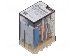 Relay: electromagnetic | 48VDC | 3PDT | Icontacts max: 10A | socket