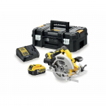 DeWALT DCS570P2-QW portable circular saw 18.4 cm Silver, Yellow 5500 RPM