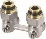 H-piece valves type ME1/50 1/2"x3/4'' angle