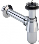 Drain siphon bottle 11/4"x32mm, chrome