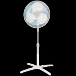 Stand fan, 40cm, 40W, 3 speeds, mechanical, noise level: 55-65 dB, Oscillation 80&deg;, Tilting +16&deg; -8&deg;, Adjustable height 120cm,