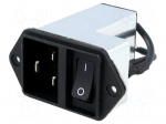 Connector: AC supply | socket | male | power supply | 20A | 250VAC