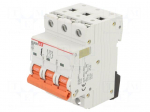 Circuit breaker | 230/400VAC | Inom: 20A | Poles: 3 | Charact: B | 6kA
