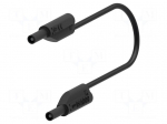 Test lead | 10A | banana plug 2mm,both sides | Urated: 600V | Len: 1m