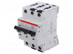 Circuit breaker | 415VAC | Inom: 1.6A | Poles: 3 | Charact: Z | 25kA | IP20