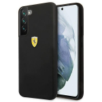 Back panel cover Ferrari  Ferrari FESSIHCS22SBK S22 S901 black/black hardcase On Track Silicone