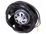 Fan: EC | radial | 230VAC | &Oslash;175x92.5mm | 485m3/h | ball | 4500rpm | IP54