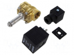 Electromagnetic valve | G 1/2" | brass | NBR | Valve: 2/2 NC | 24VDC