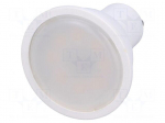 LED lamp | GU10 | neutral white | 230VAC | 600lm | 7W | 120&deg; | 4000K