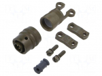 Connector: military | plug | male | PT/451 | 7.5A | 600V | PIN: 4 | straight
