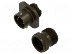 Connector: military | plug | male | PT/451 | 7.5A | 600V | PIN: 6 | straight