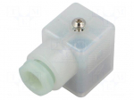 Connector: valve connector | plug | form A | 18mm | female | PIN: 4 | 10A