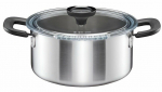 Pot 3L stainless steel with lid Functional
