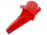Crocodile clip | 20A | 1kVDC | red | Grip capac: max.25mm