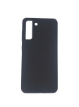 Back panel cover Evelatus Samsung Galaxy S21 FE Premium Soft Touch Silicone Case Black