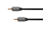 Koaksiaalv&otilde;rgud // HDMI, DVI, AUDIO &uuml;henduskaablid ja tarvikud // Kabel 1RCA-1RCA 0.5m Kruger&Matz
