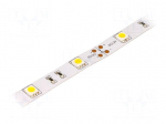 LED tape | white warm | 5050 | 12V | LED/m: 30 | W: 14.36mm | 120&deg; | IP20
