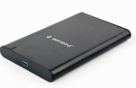 Gembird 2.5' Enclosure with USB Type-C port Black