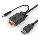 Gembird HDMI Male - VGA Male + 3.5mm 1.8m Full HD