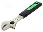 Wrench: adjustable | Overall len: 200mm | anti-slip grip
