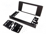 Radio mounting frame | BMW | 2 DIN | black