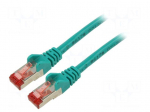 Patch cord | S/FTP | Cat: 6 | RJ45 plug,both sides | stranded | CCA | 10m