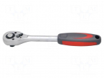 Wrench: rattle | 3/8" | with switch | 200mm | Teeth: 24