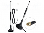 Antenna | 4G,LTE,inner | black | SMA | 100W | 600&divide;2700MHz | 50&Omega; | 3m | 5dBi