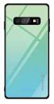Back panel cover Evelatus Samsung A20 Gradient Glass Case 6 Lagoon