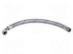 Angled anti-vibration hose | 1" | 0.6m