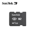 SanDisk M2 Memory Stick Micro Memory Card Storage Media 1 Gb Used Tested Formated Bulk