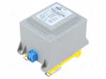 Transformer: encapsulated | 45VA | 230VAC | 24V | 1875mA | Mounting: DIN