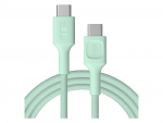 Cable Green Cell PowerStream USB Type-C Male - USB Type-C Male 100W Mint Green 2m